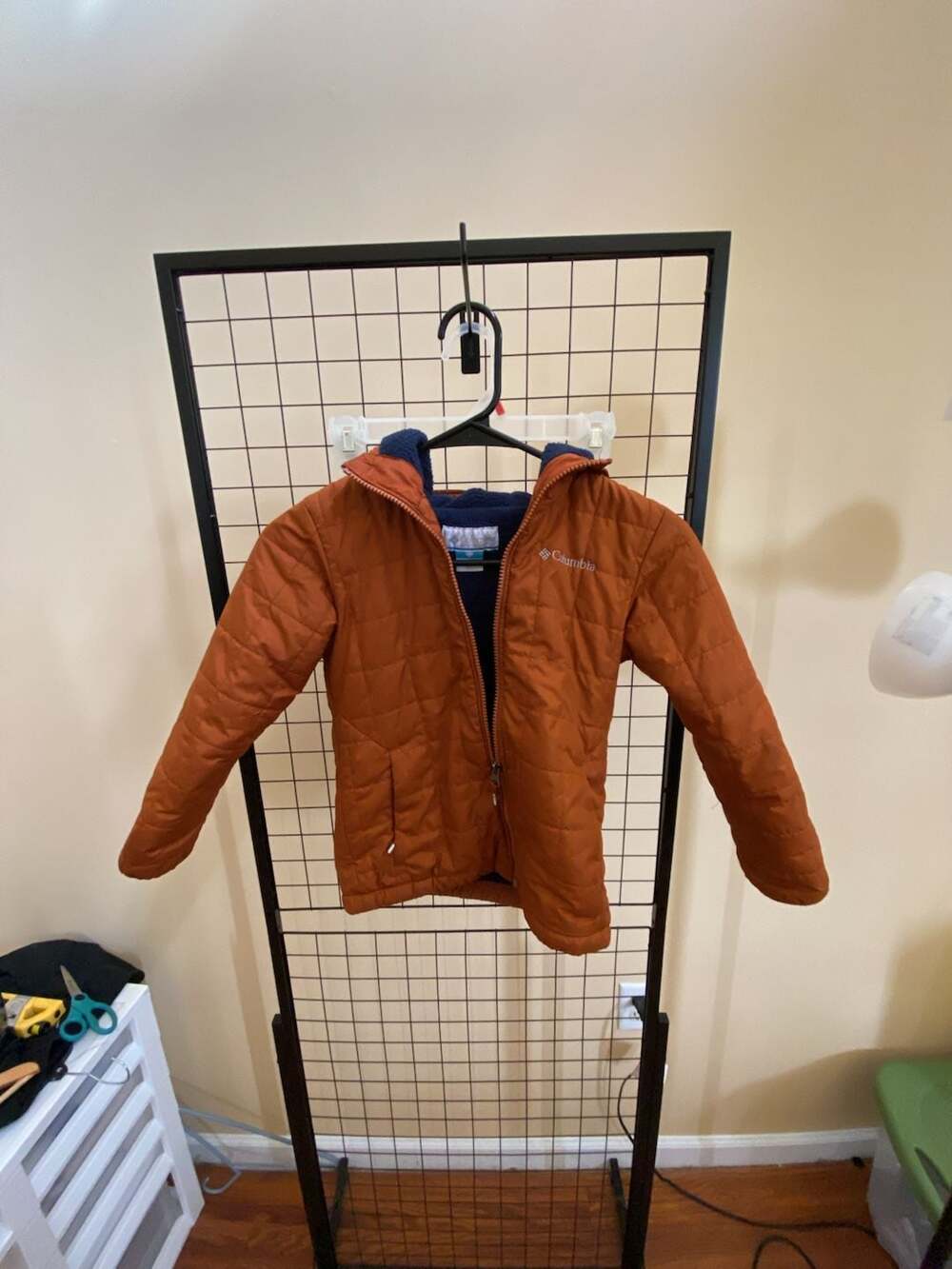 Columbia Rugged Ridge II Sherpa Lined Jacket Size XS Orange